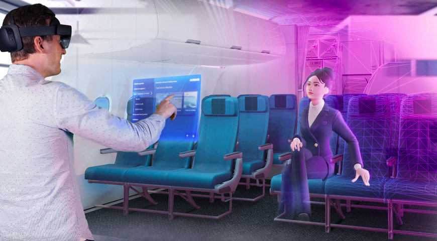 AIRBUS UNVEILS IMMERSIVE REMOTE COLLABORATION CONCEPT TO EASE AIRCRAFT CABIN DEFINITION